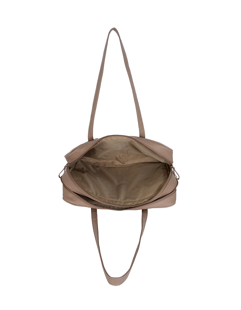 Pudin Beige Oversize Tote Bag