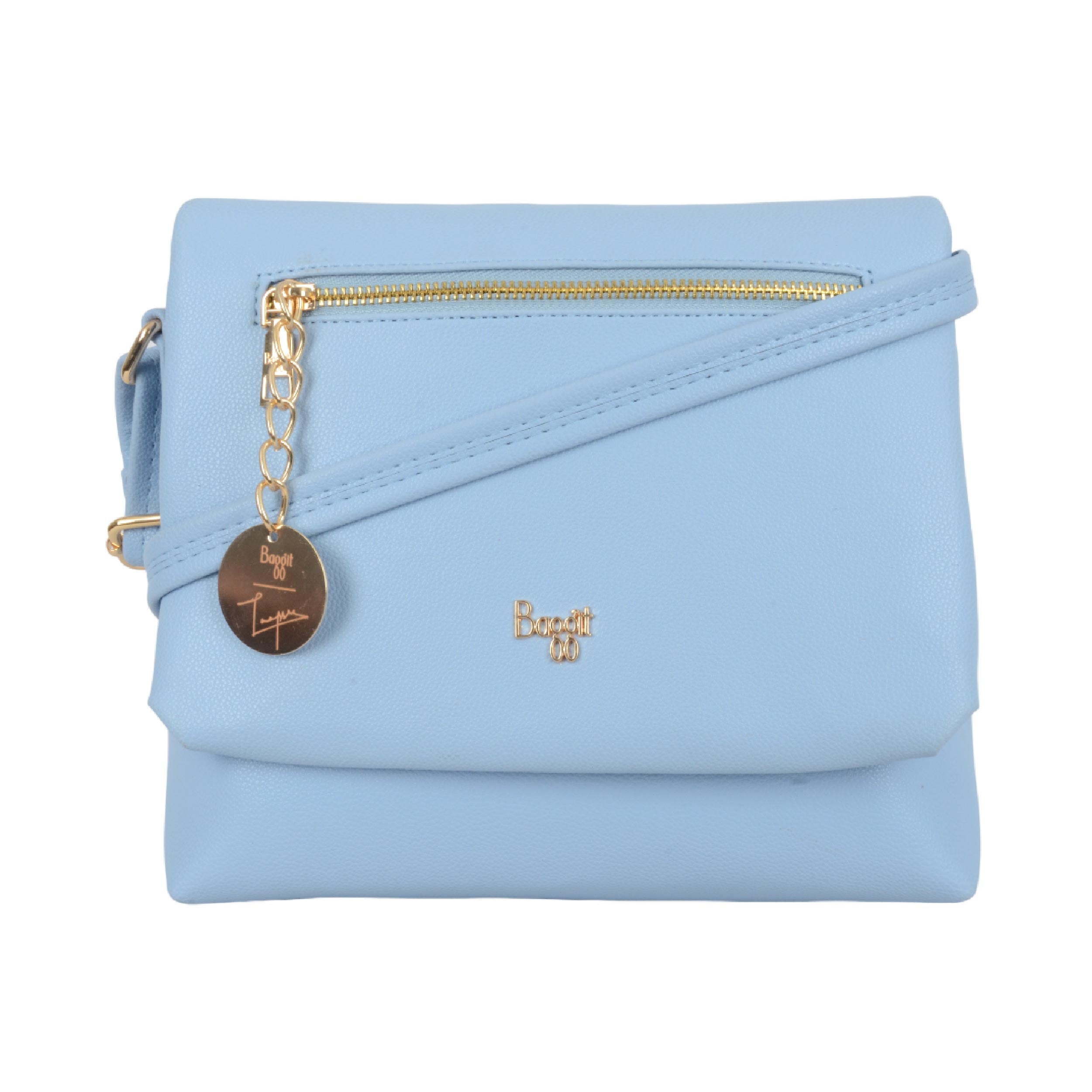 Quincy Blue Small Tote Bags