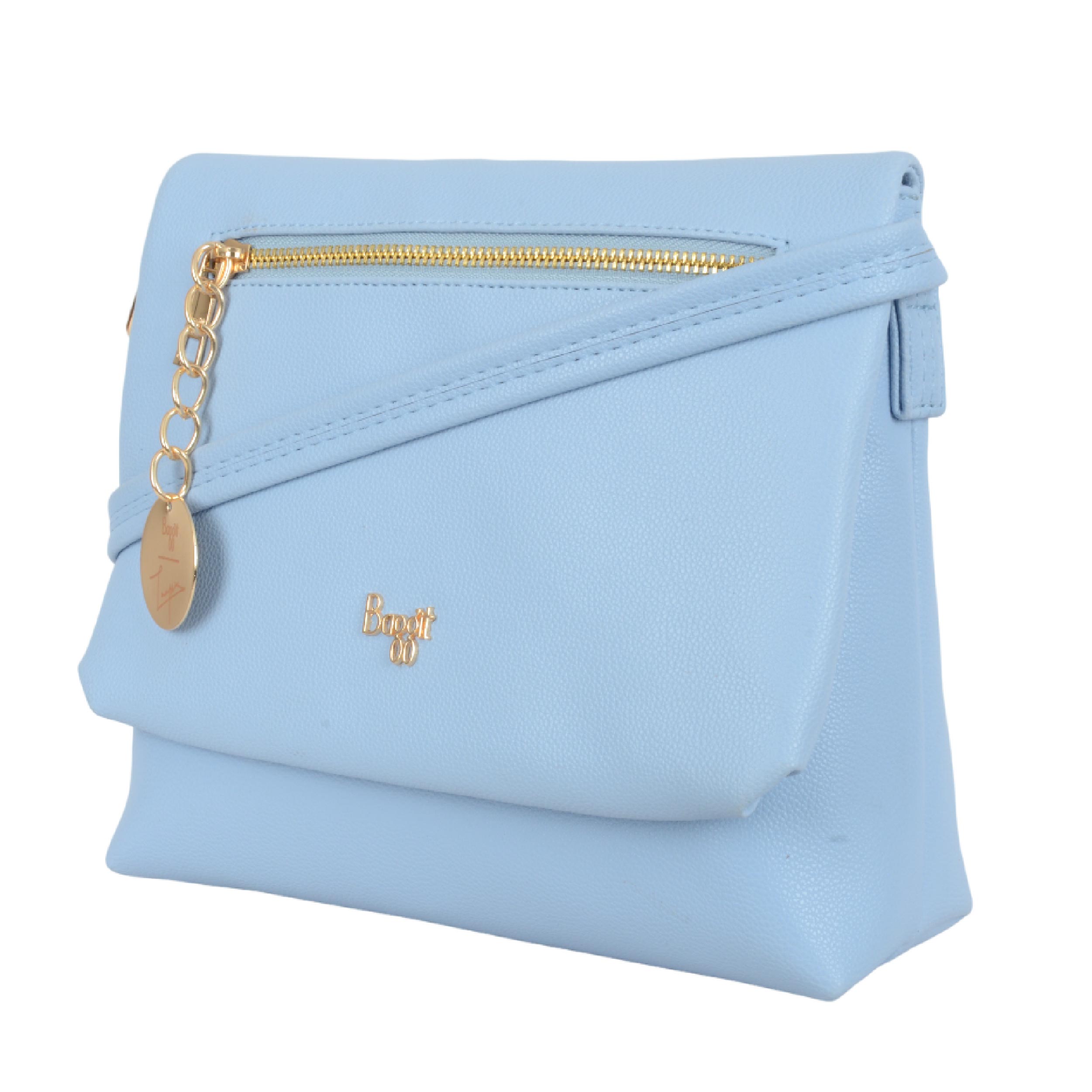 Quincy Blue Small Tote Bags