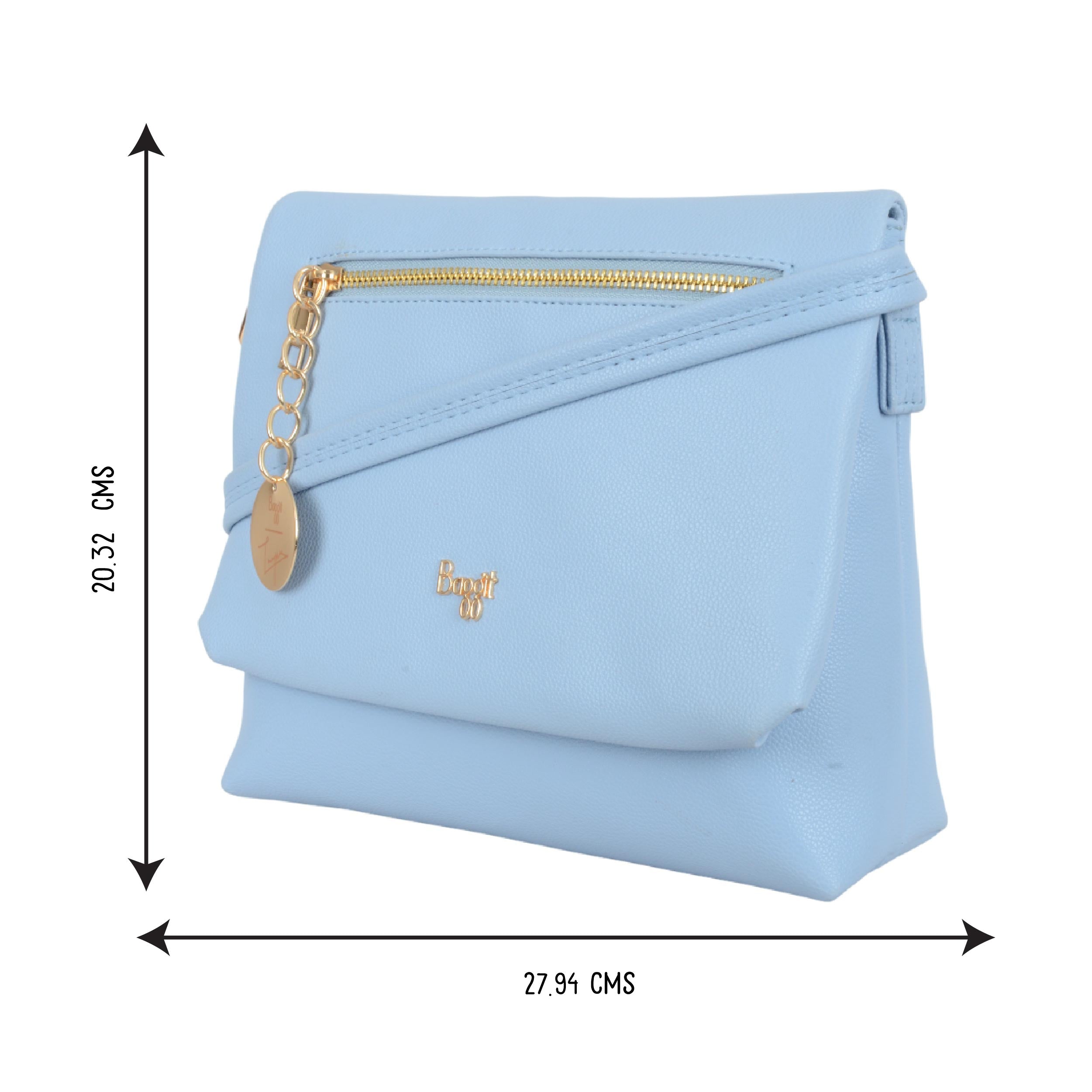 Quincy Blue Small Tote Bags