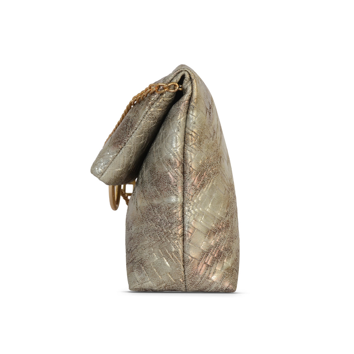 Radiance Silver Small Clutch Bag