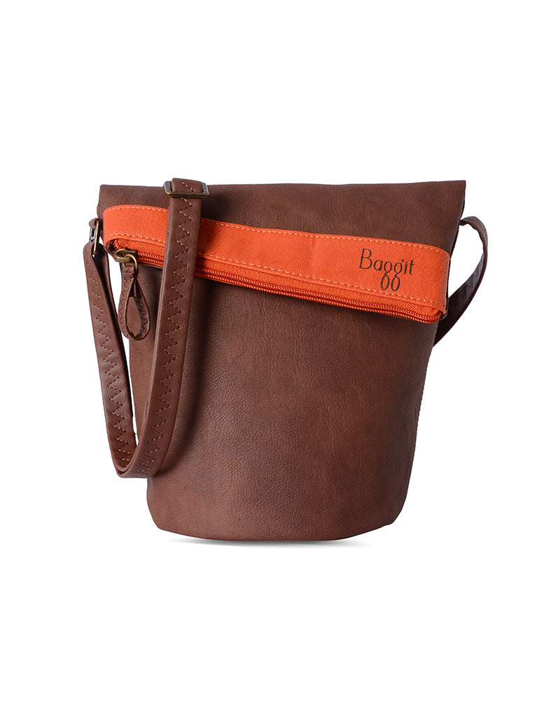 Refined Brown Small Hobo Bag