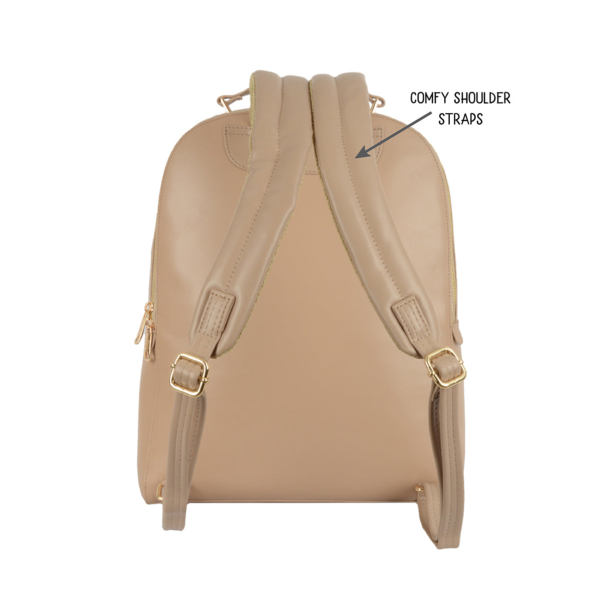 Reno Beige Large Laptop Backpack Bags