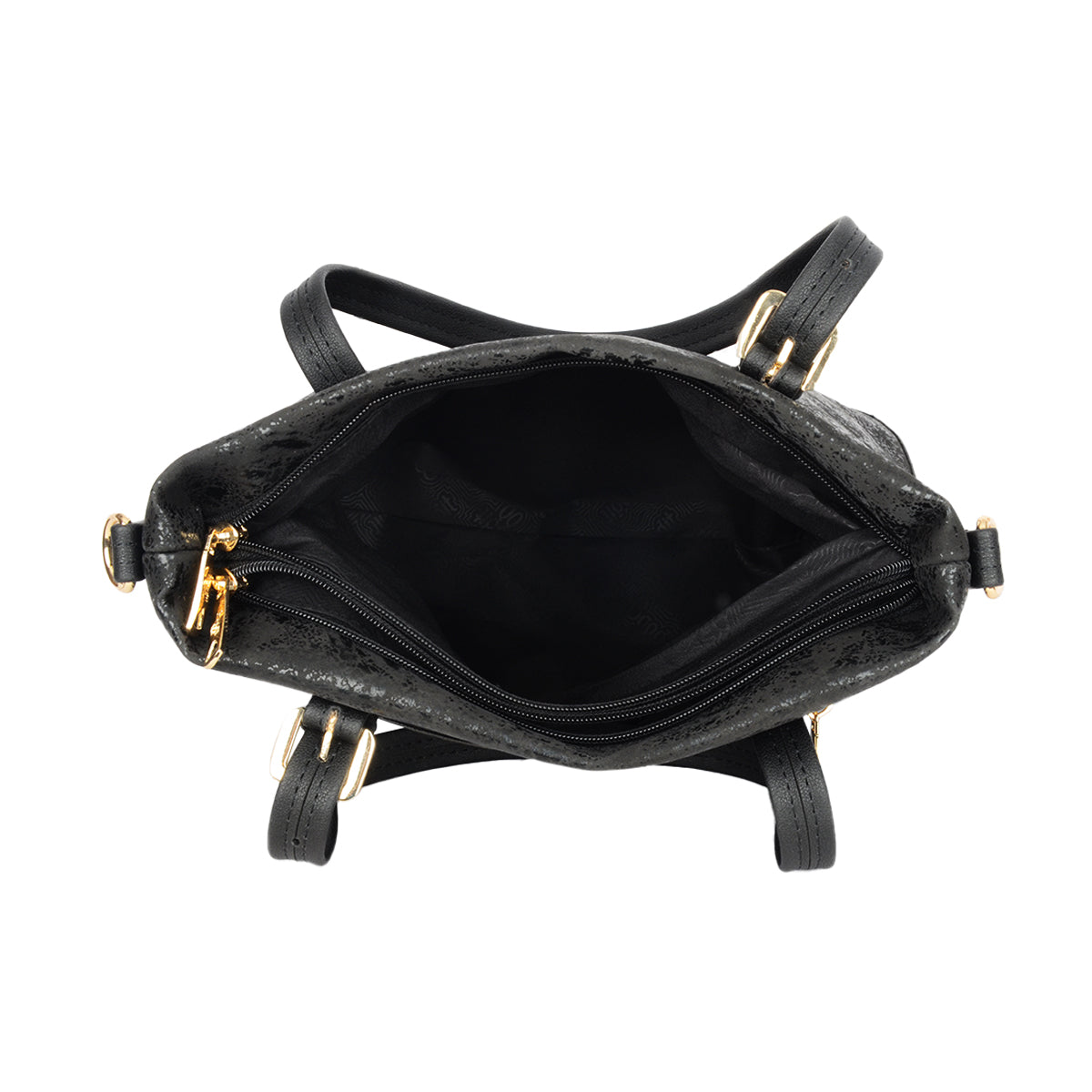 Rome Black Medium Tote Bags