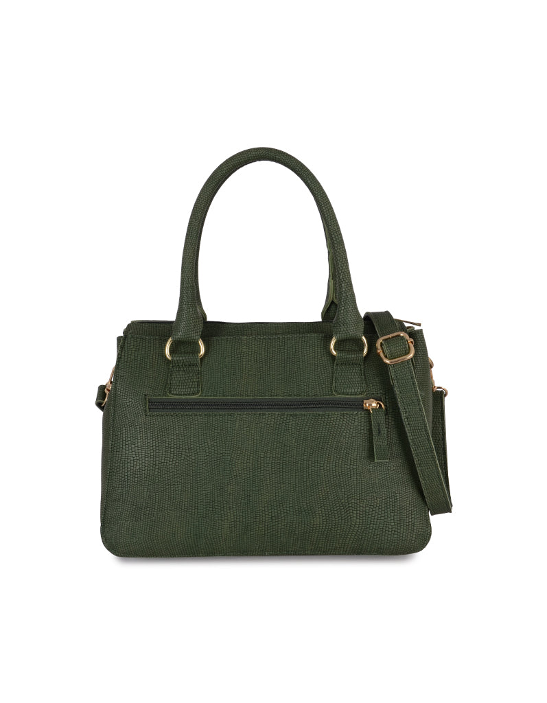 Saira Green Medium Satchel Bag