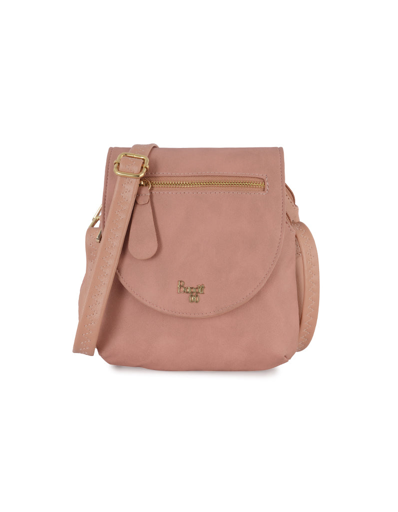 Salien Pink Small Saddle Bag
