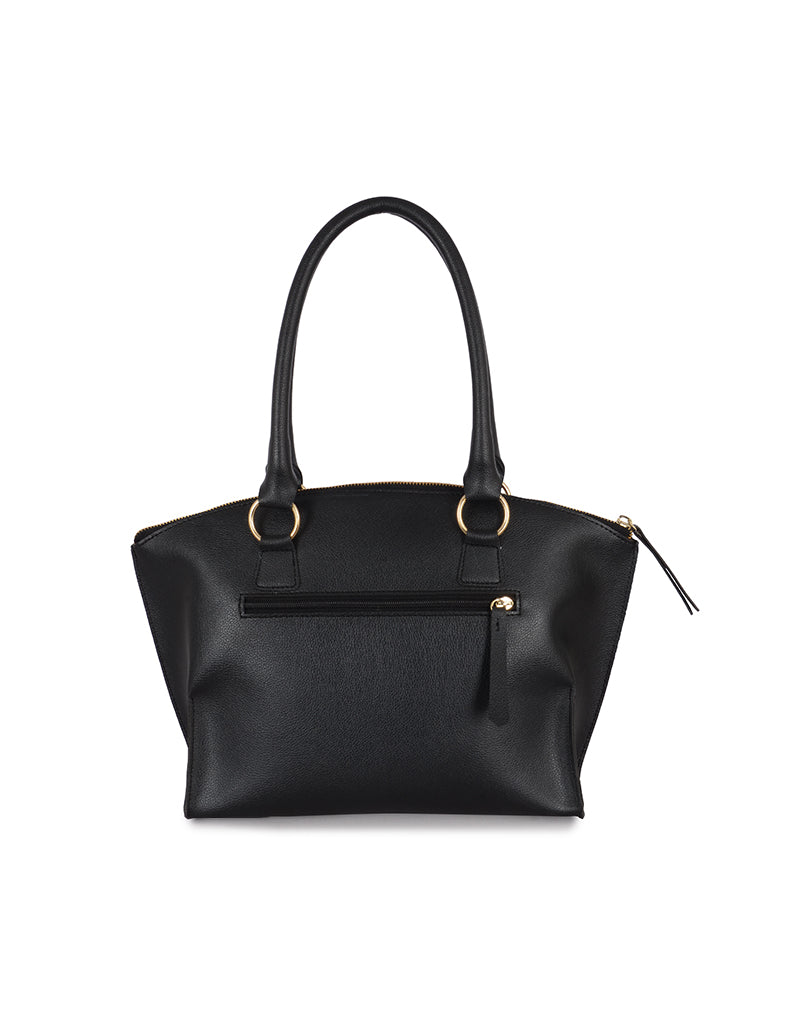 Shanghai Black Large Tote Bag