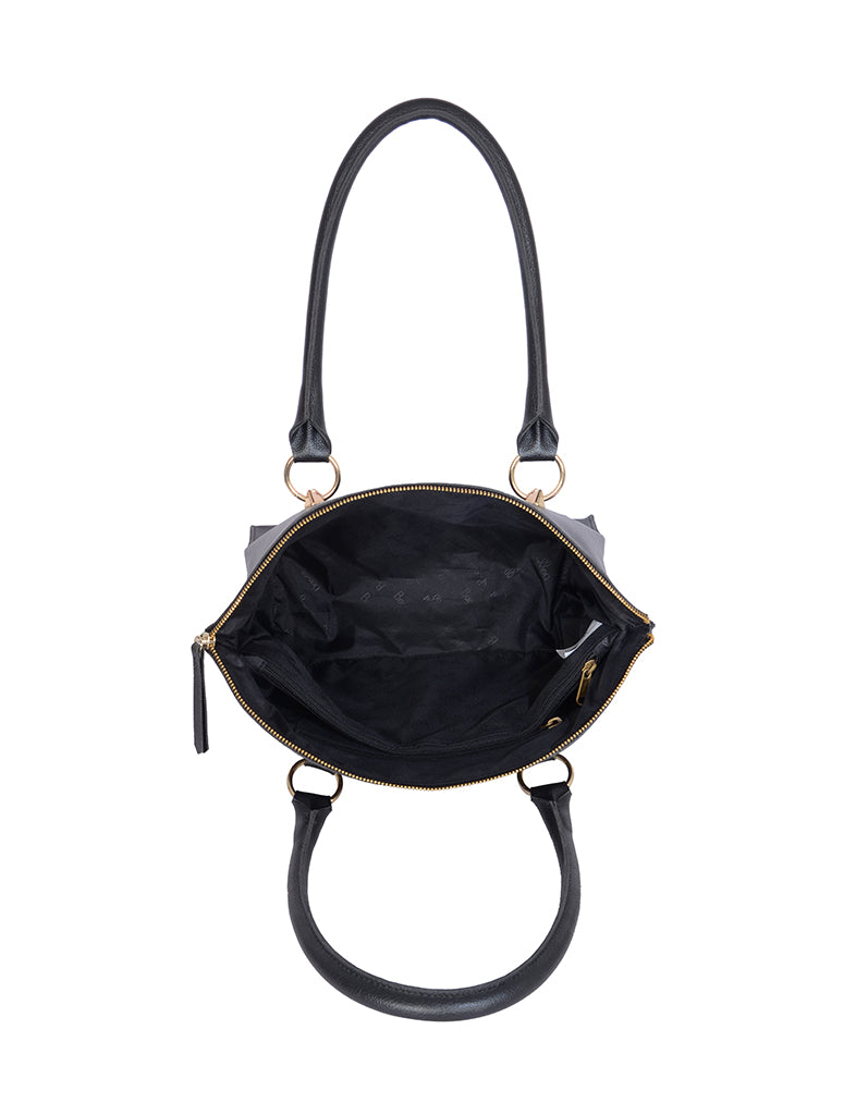 Shanghai Black Large Tote Bag