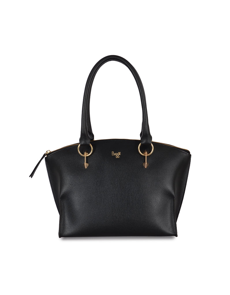 Shanghai Black Large Tote Bag