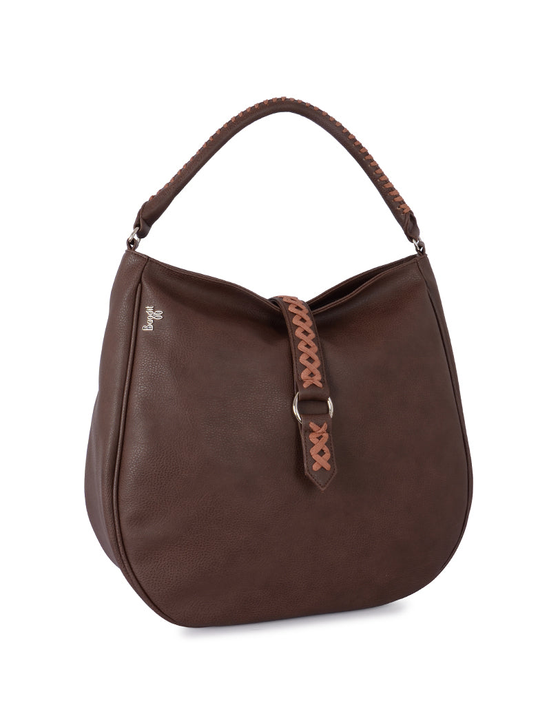 Spiti Brown Large Hobo Bag