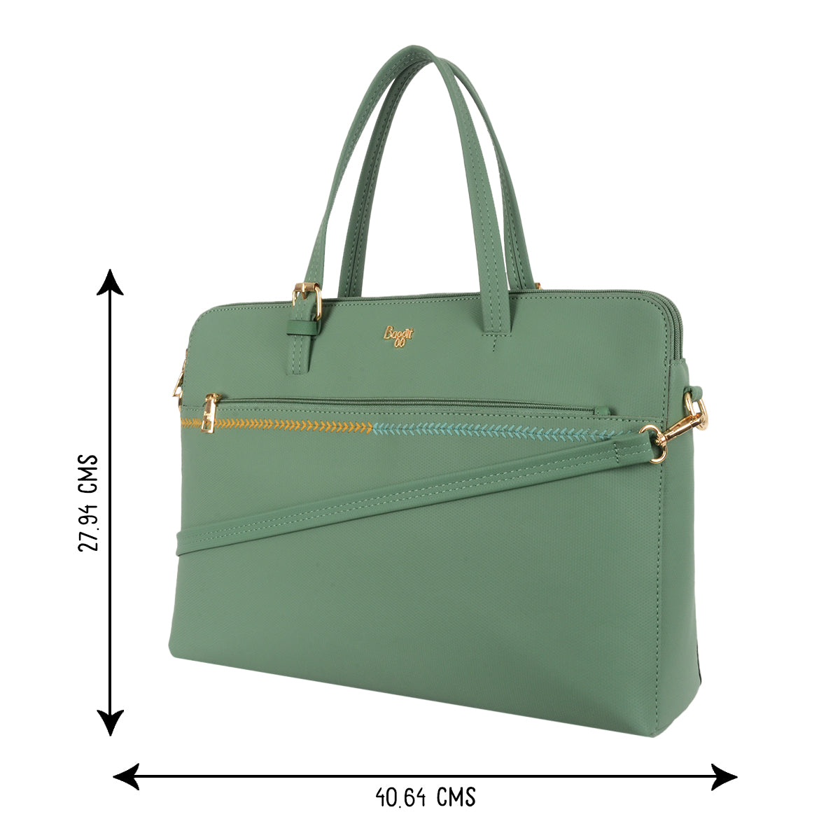 Spoon Green Large Laptop Laptop Bag