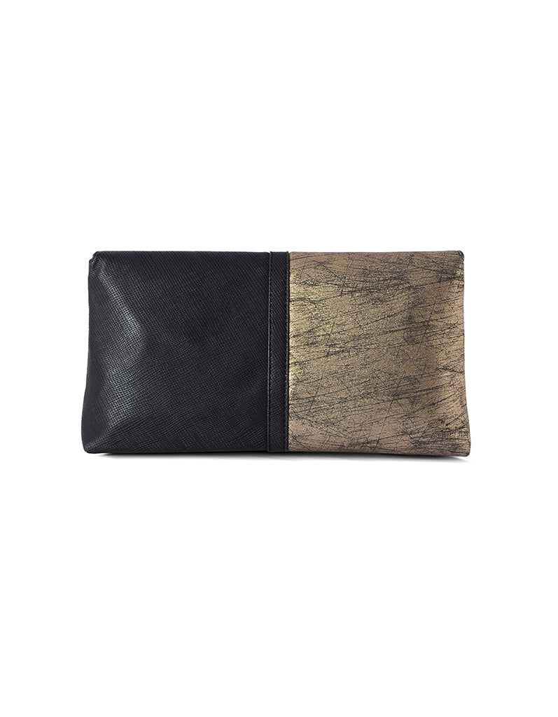 Steffany Gold Small Clutch Bag