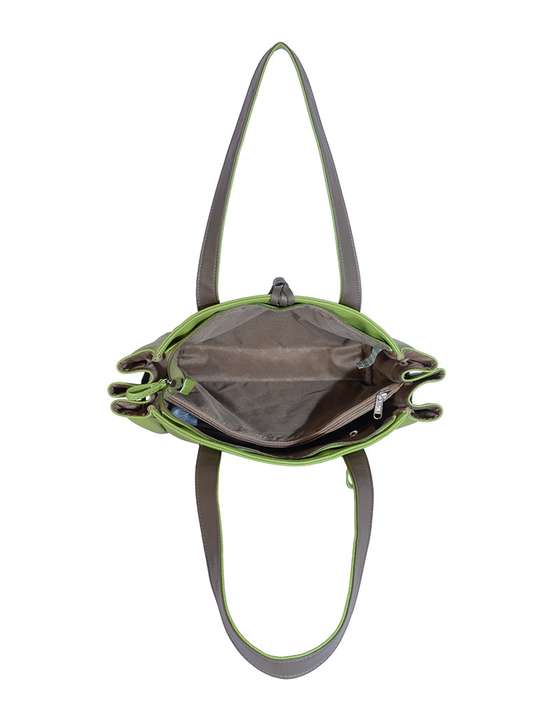 Stunning Green Large Tote Bag