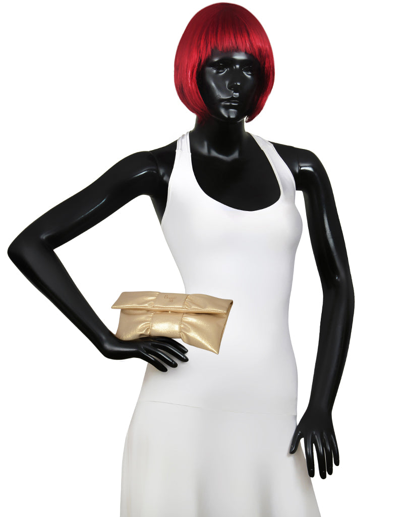 Suzi Gold Small Clutch Bag