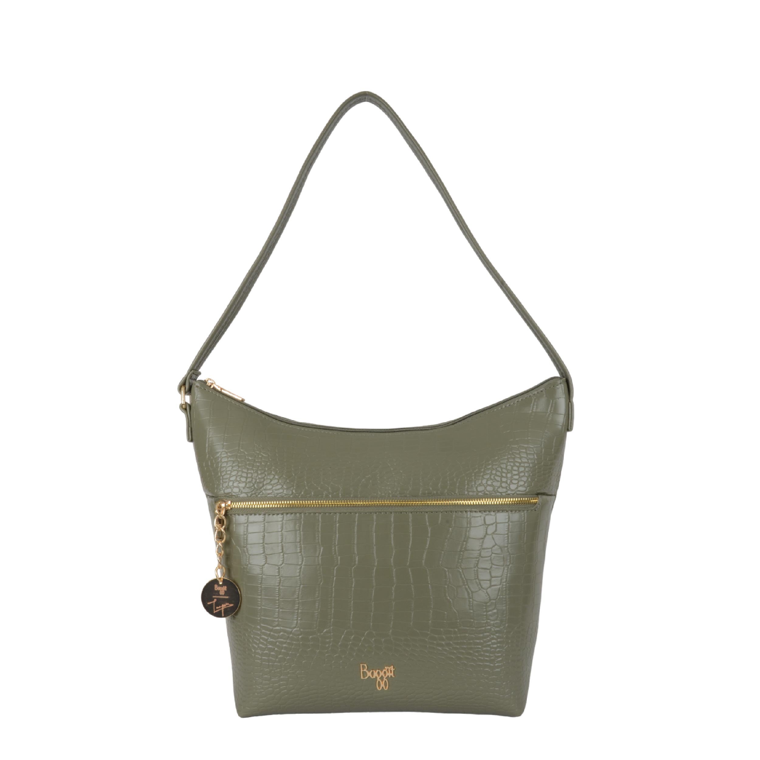 Tamworth Green Large Hobo Bags