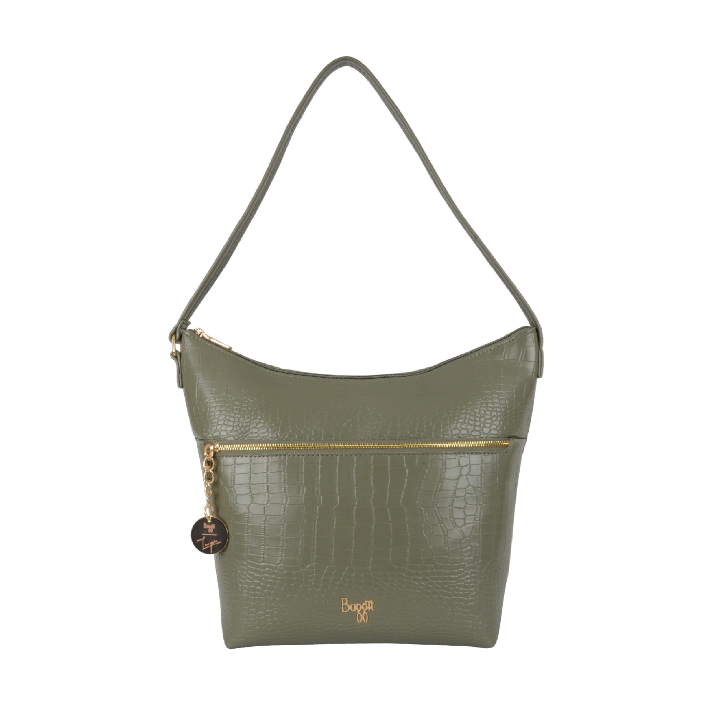Tamworth Green Large Hobo Bags