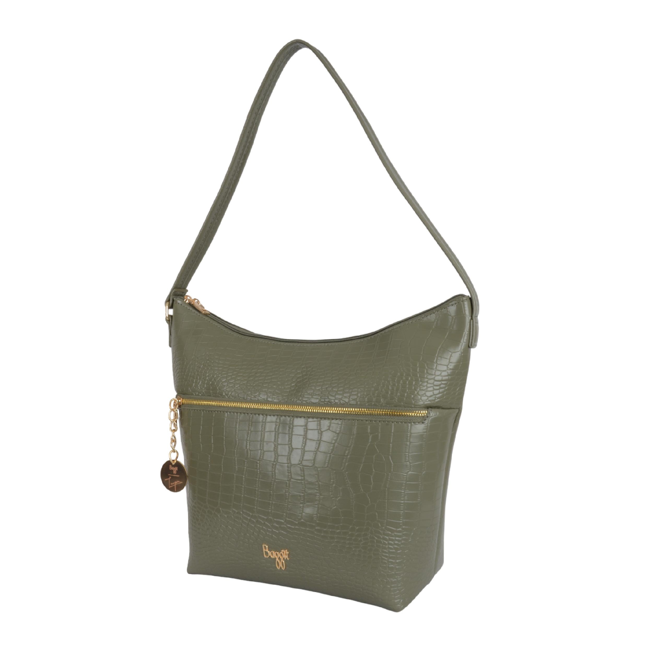 Tamworth Green Large Hobo Bags