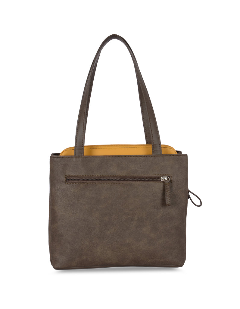 Tristan Brown Small Tote Bag
