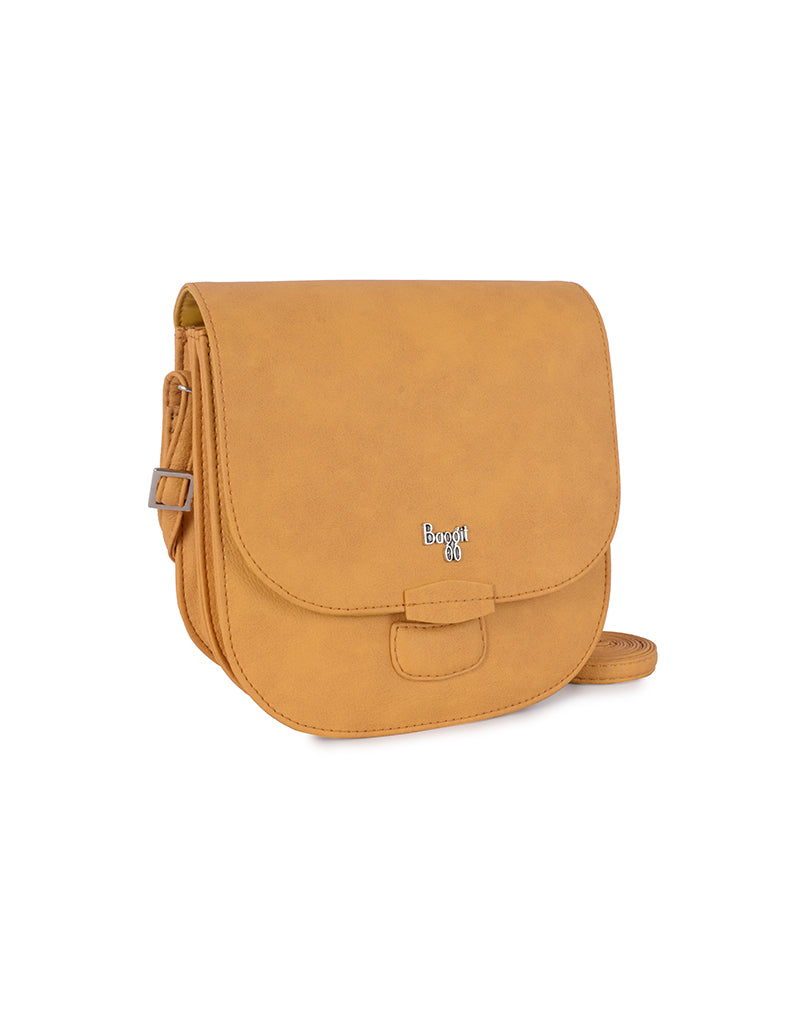 Triton Yellow Small Saddle Bag