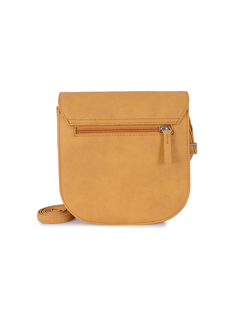 Triton Yellow Small Saddle Bag