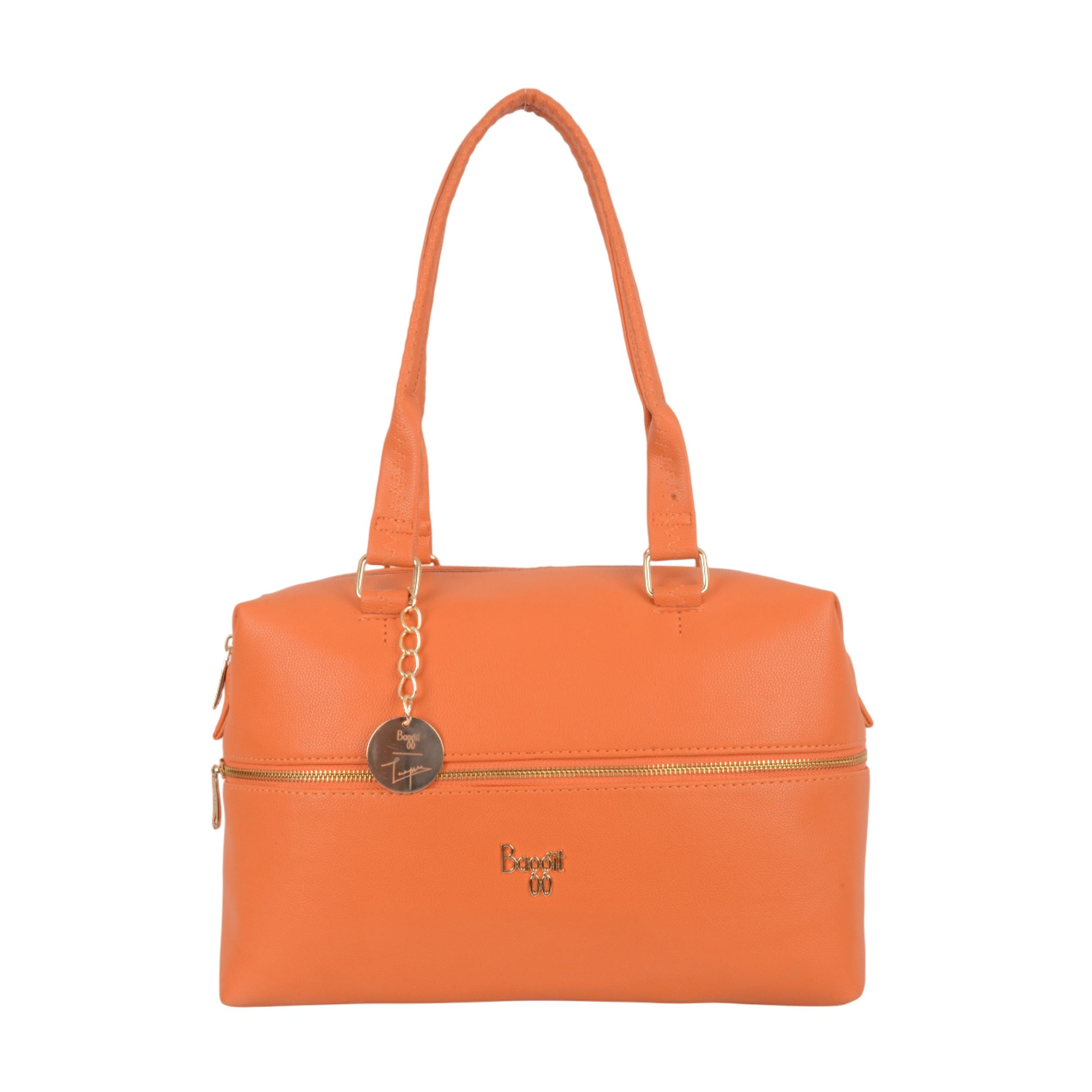 Truby Orange Medium Tote Bags