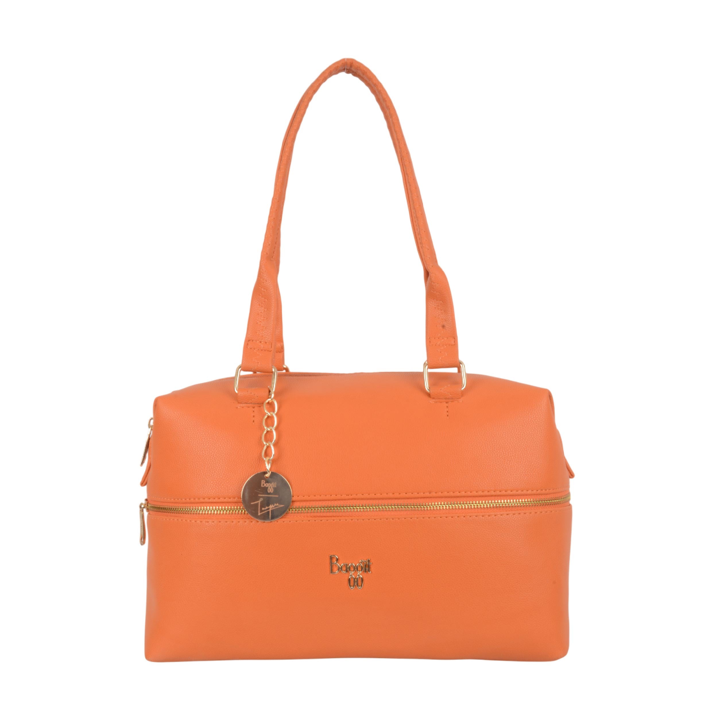 Truby Orange Medium Tote Bags