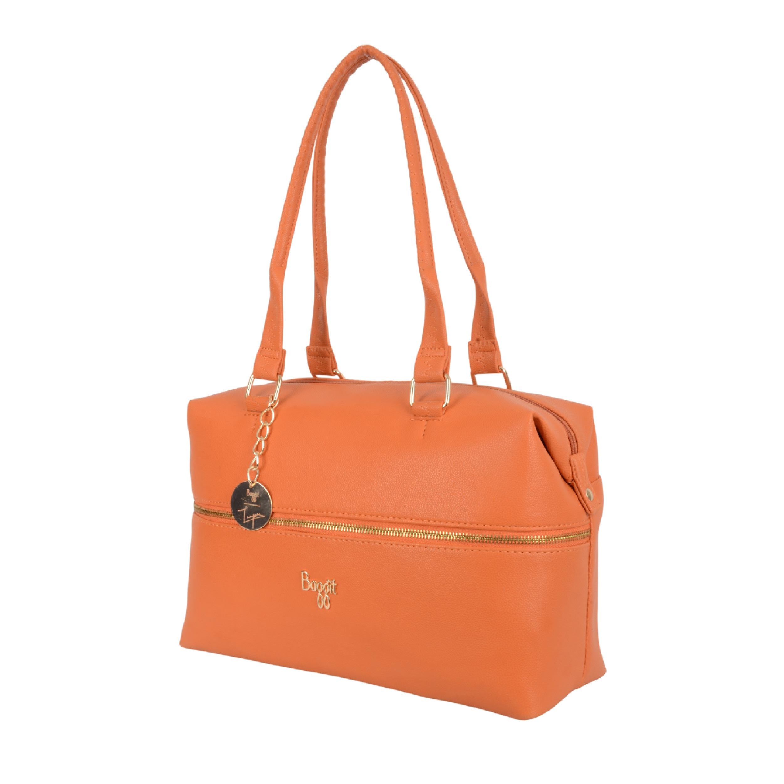 Truby Orange Medium Tote Bags