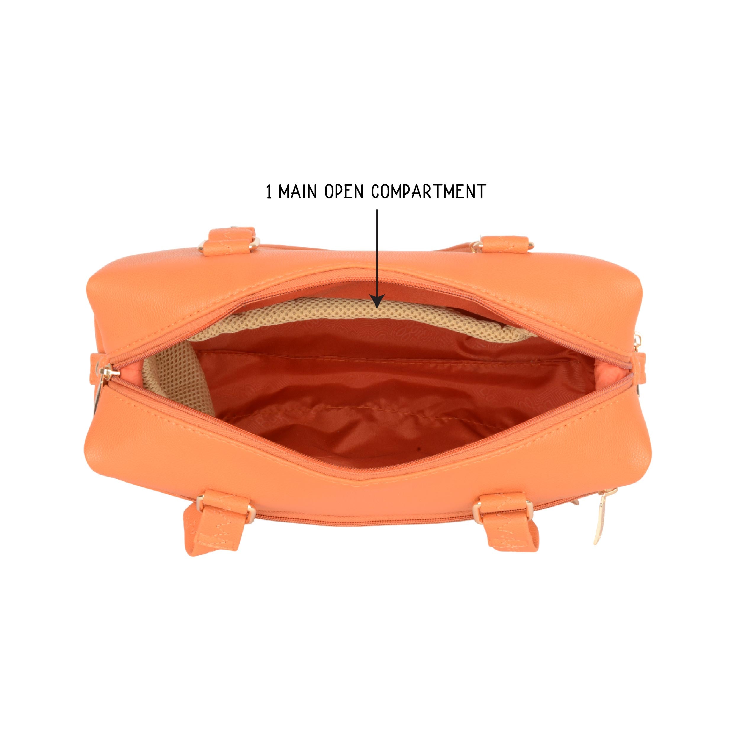 Truby Orange Medium Tote Bags