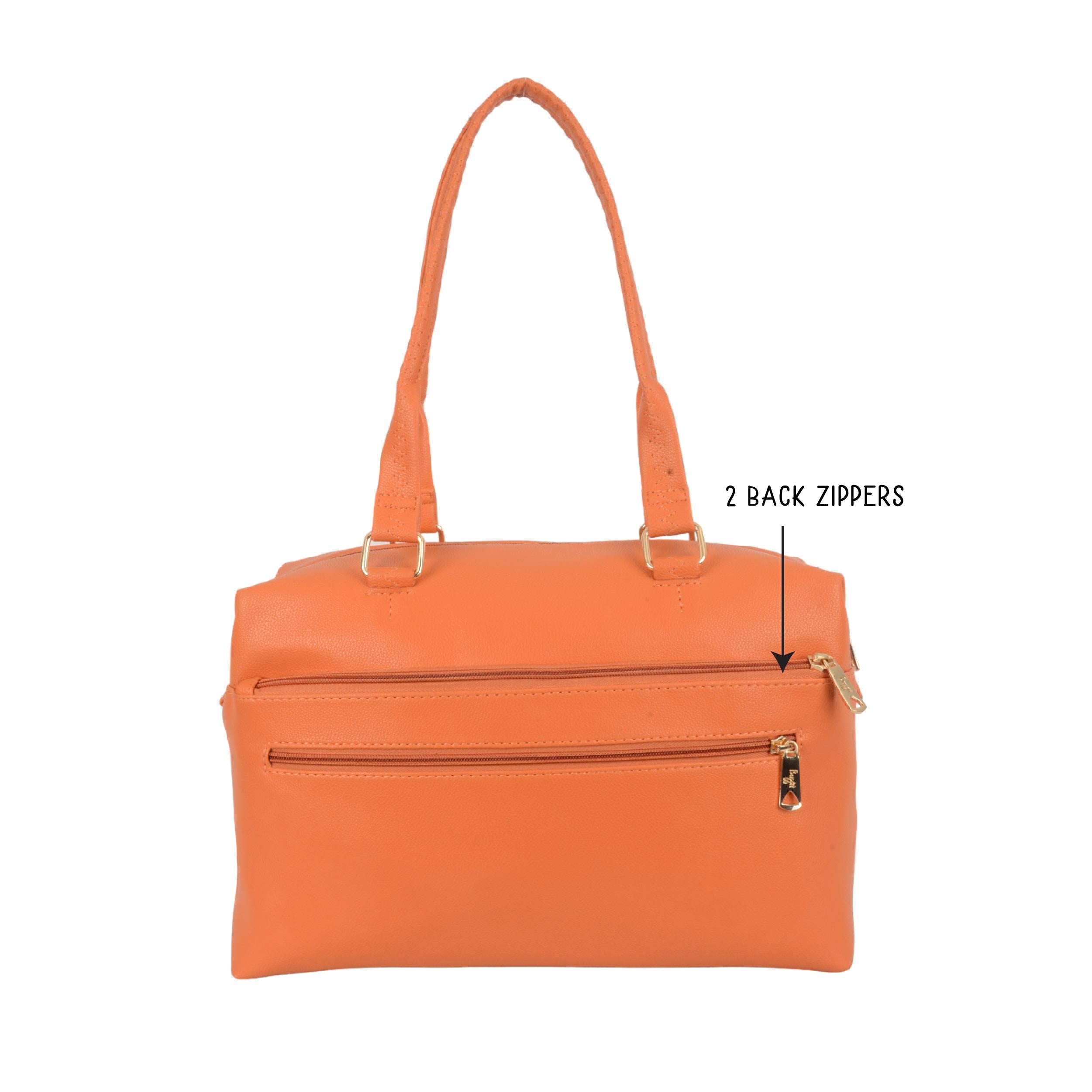 Truby Orange Medium Tote Bags