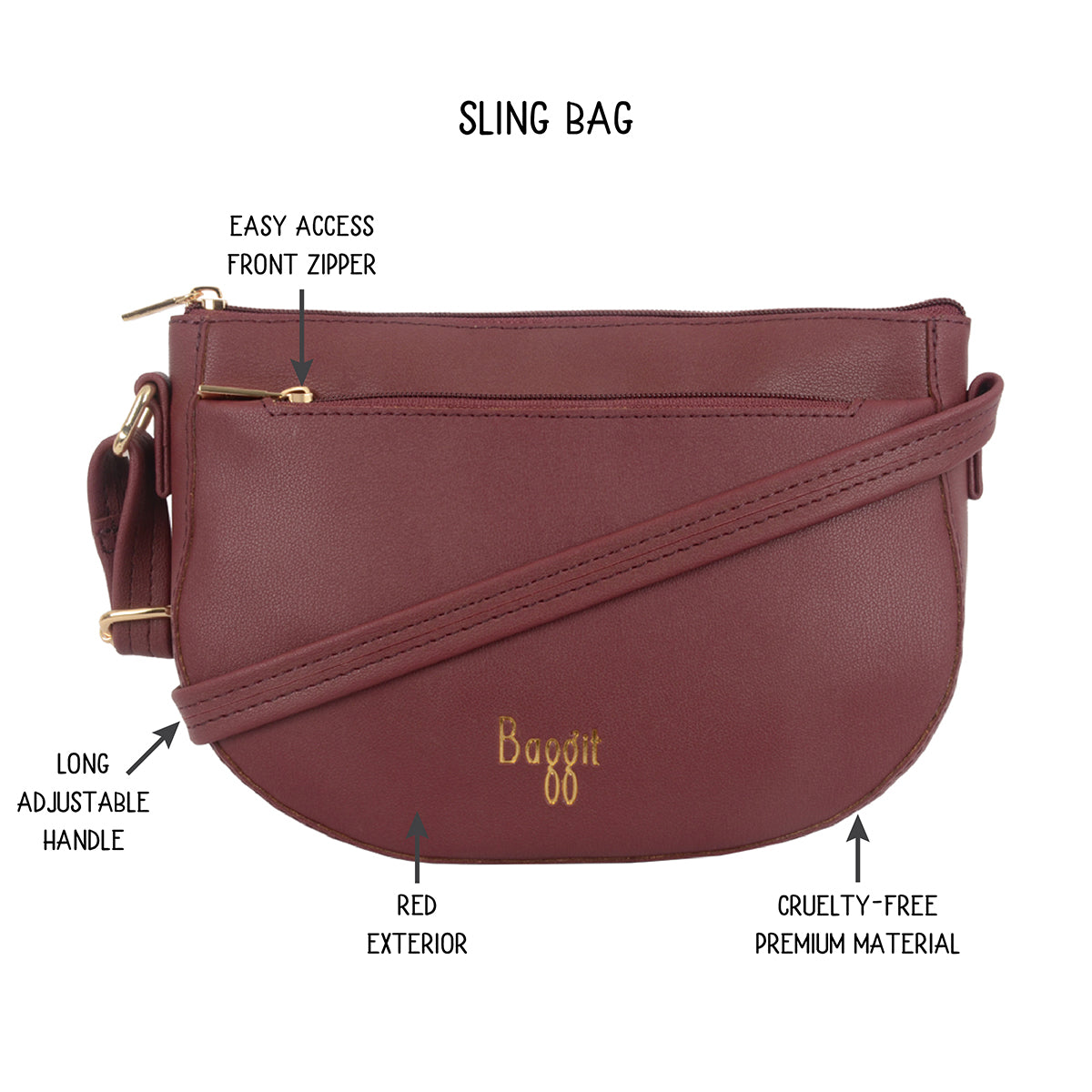 Tucson Red Small Basic Bag