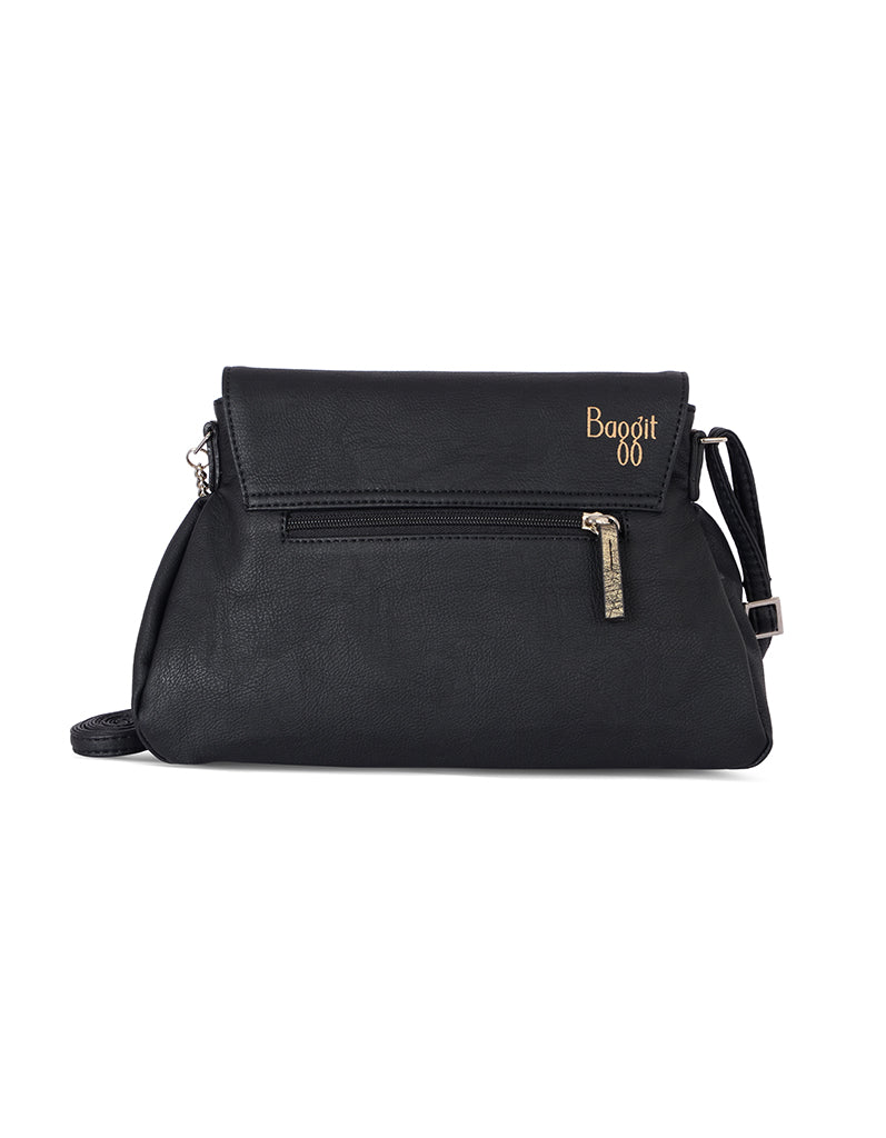 Tuscan Black Small Satchel Bag