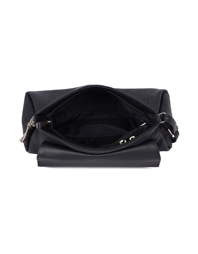 Tuscan Black Small Satchel Bag