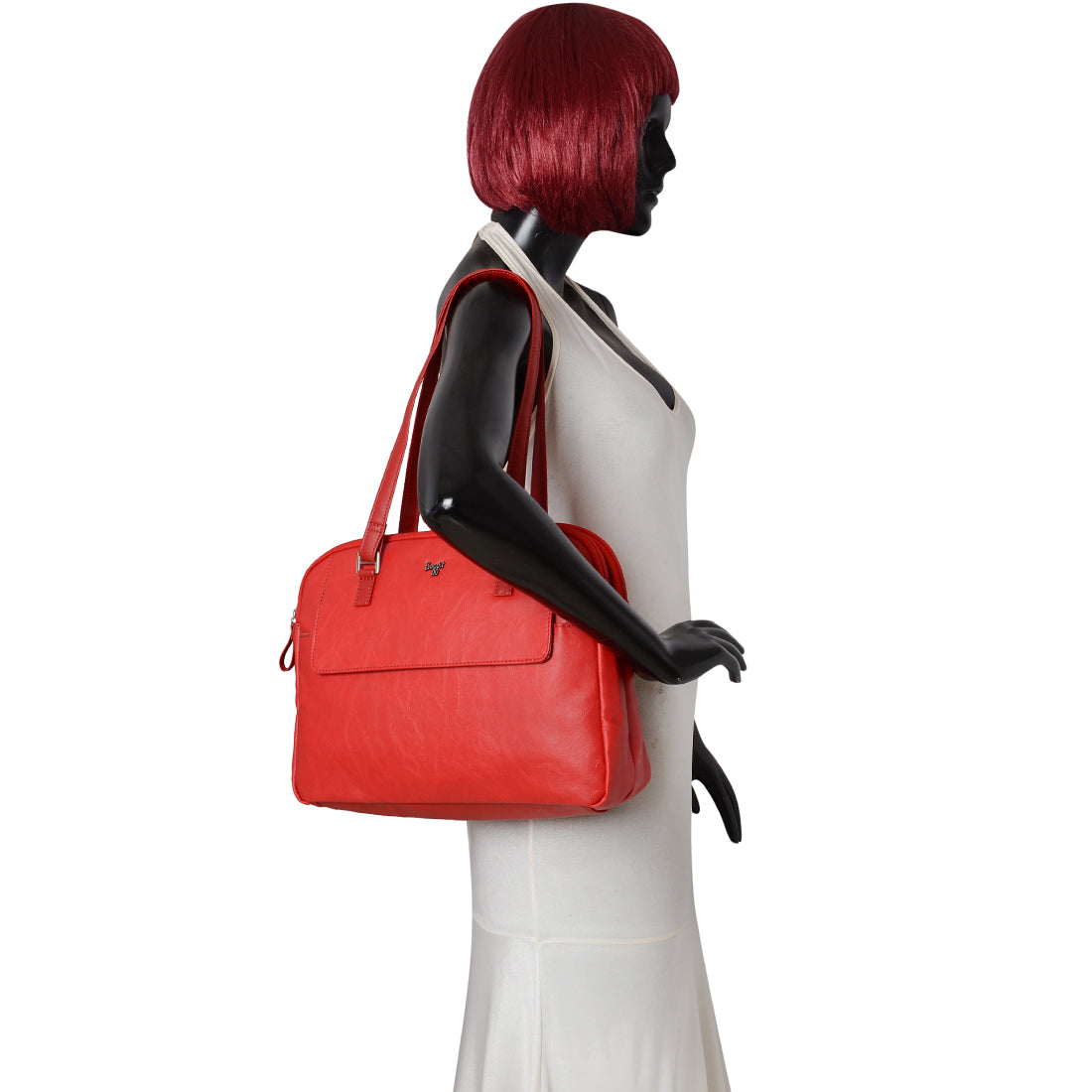 Verta Red Medium Tote Bag