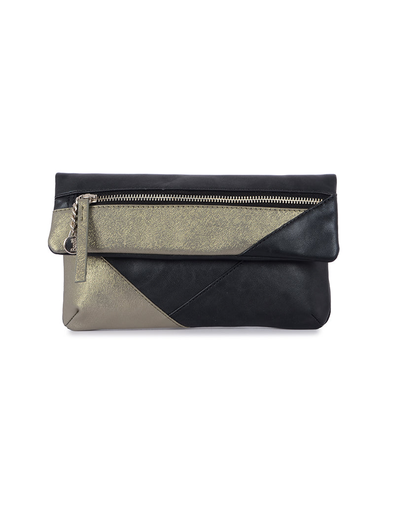 Wang Black Small Clutch Bag