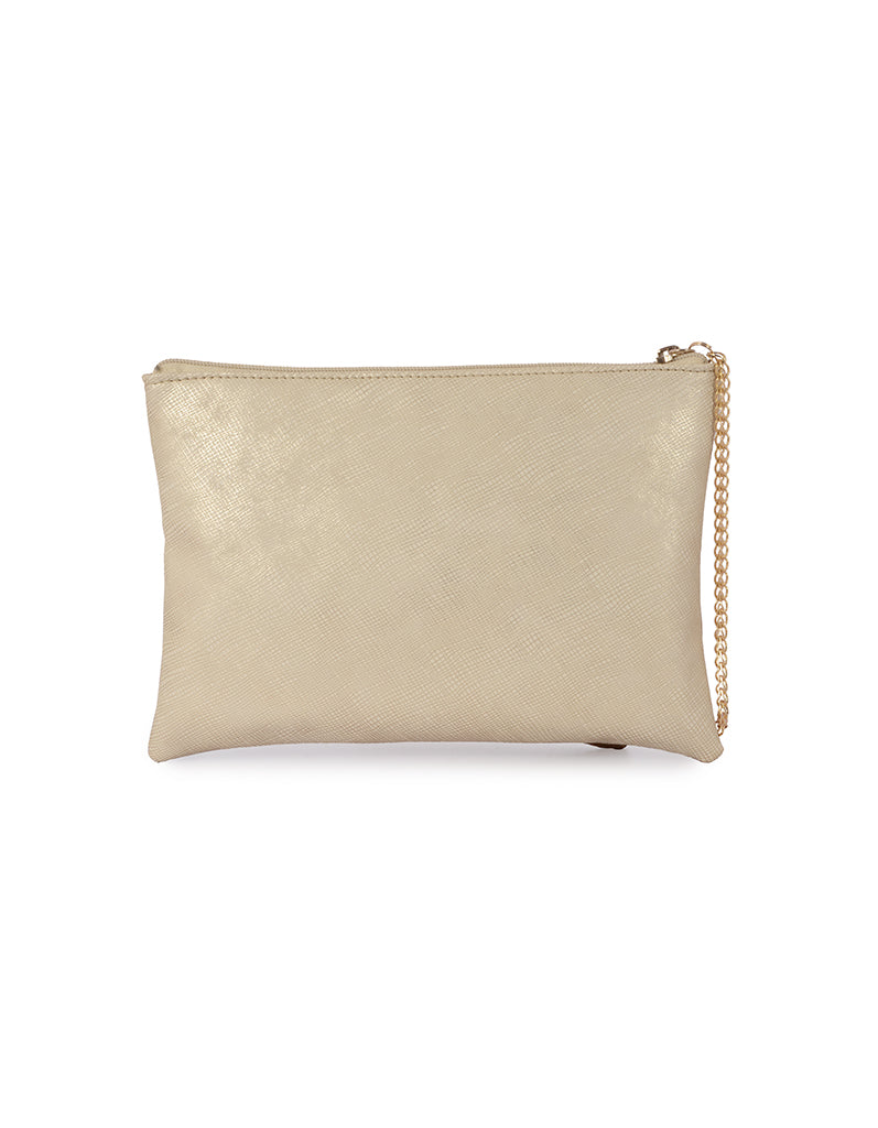 Ware Gold Small Clutch Bag
