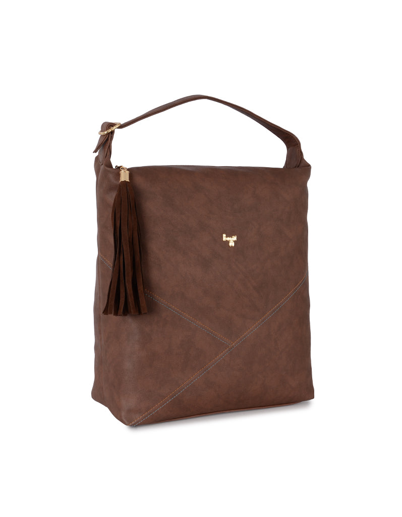 Woll Brown Large Backpack Bag