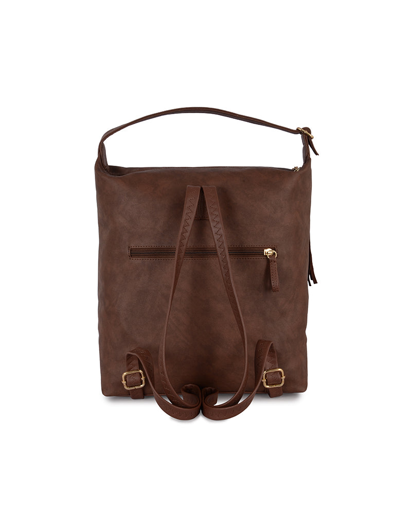 Woll Brown Large Backpack Bag