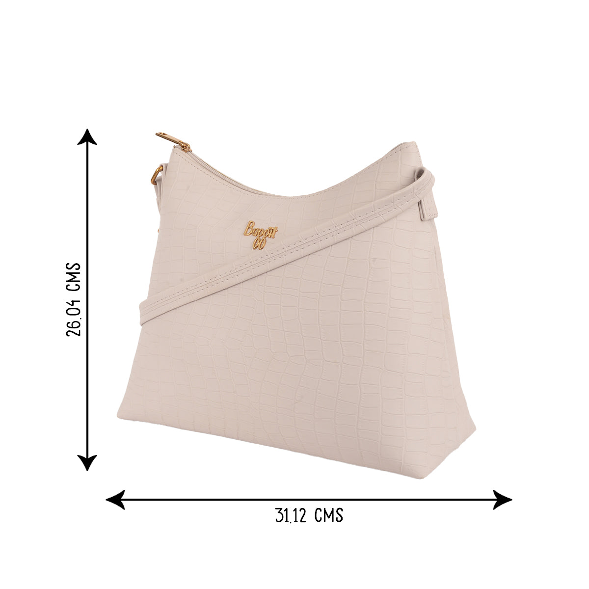 York Grey Medium Hobo Bags