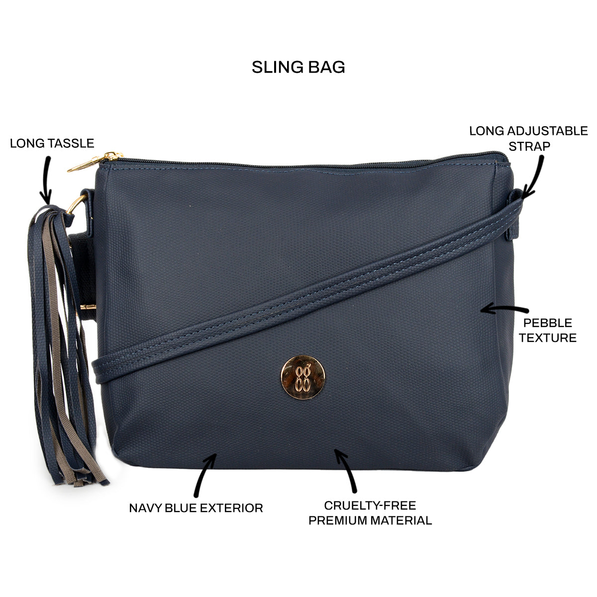 Kurama Blue Medium Saddle Bags-1