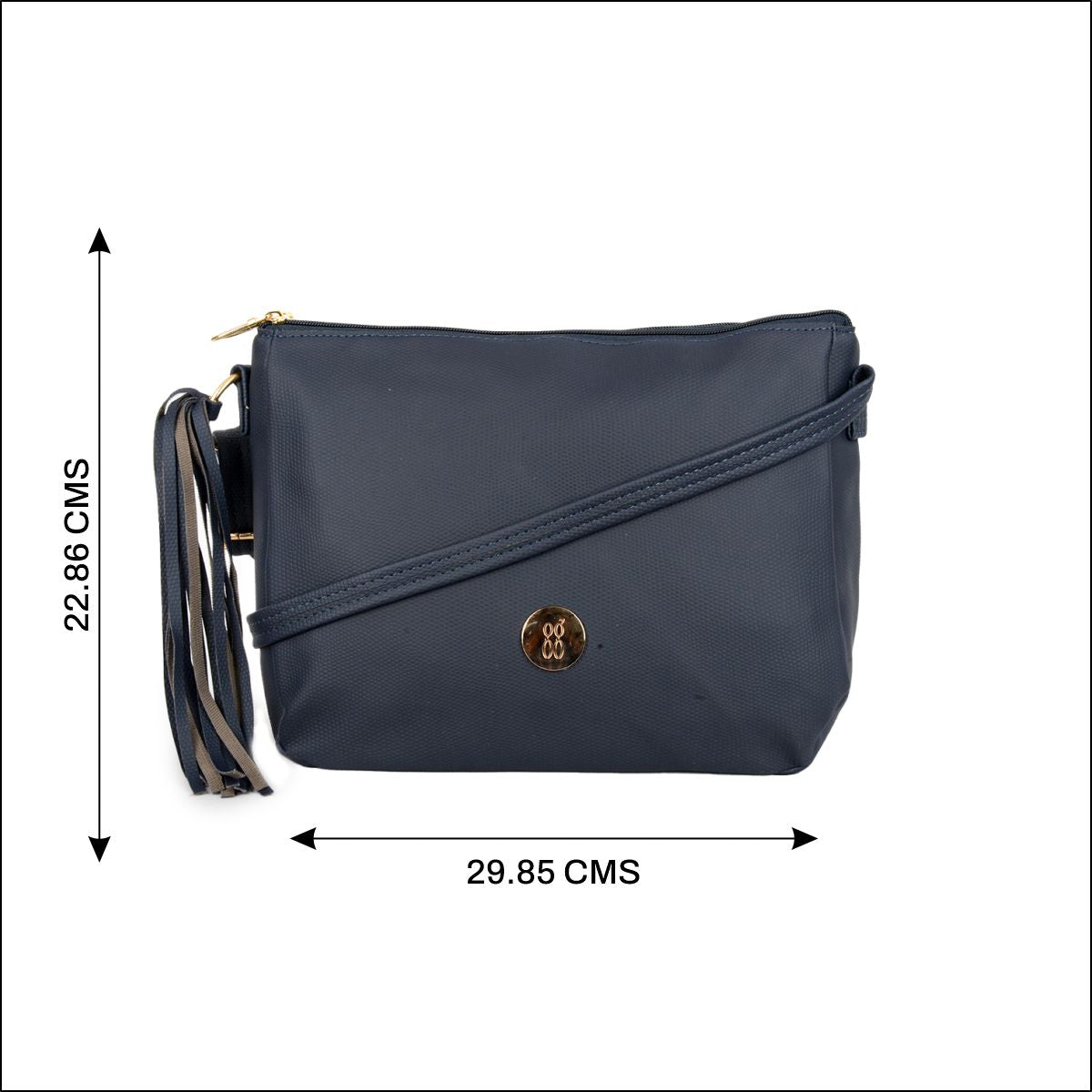 Kurama Blue Medium Saddle Bags-1