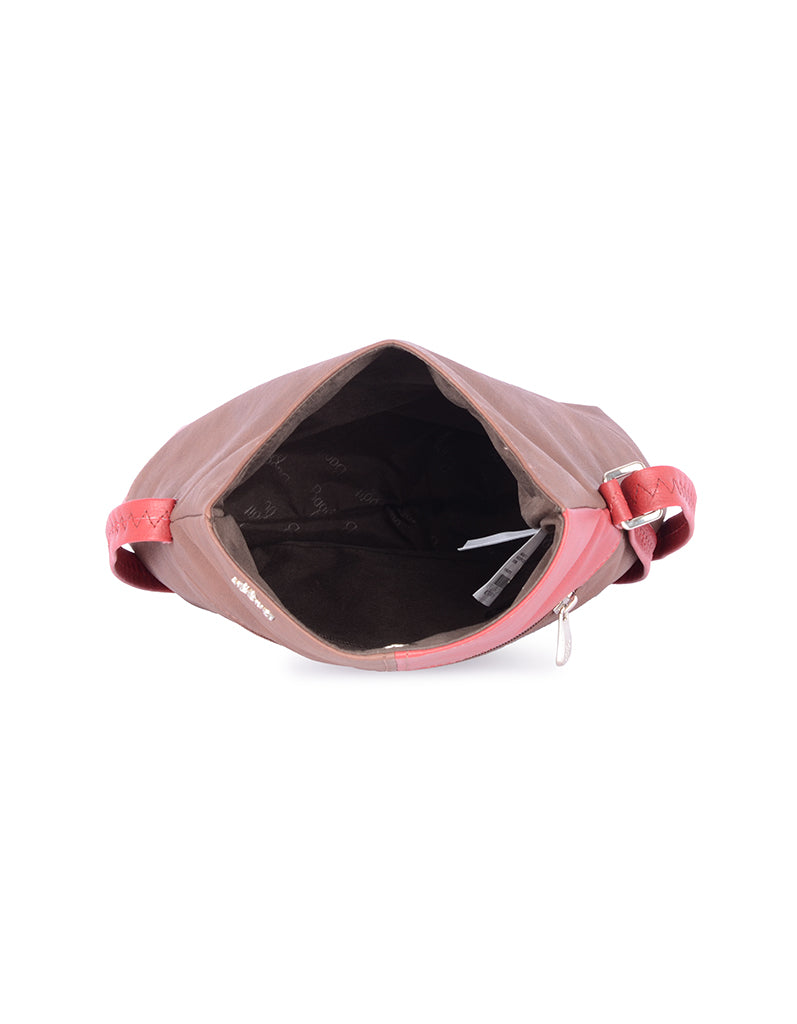 Amazing Brown Medium Saddle Bag