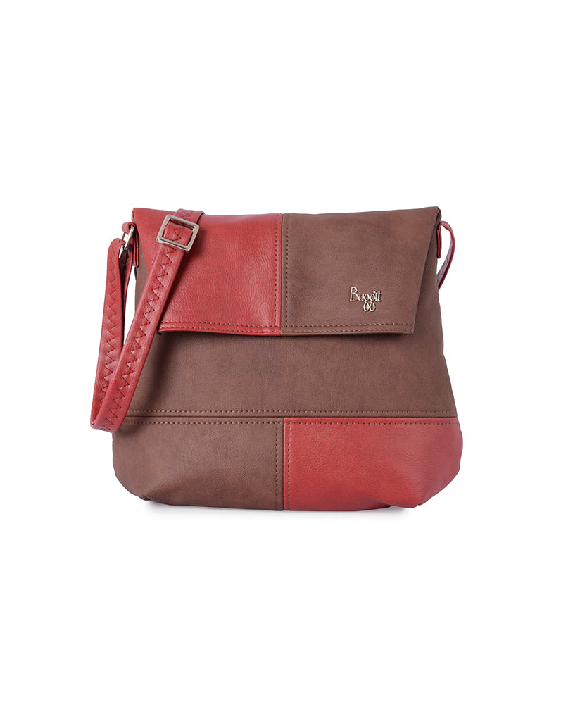 Amazing Brown Medium Saddle Bag