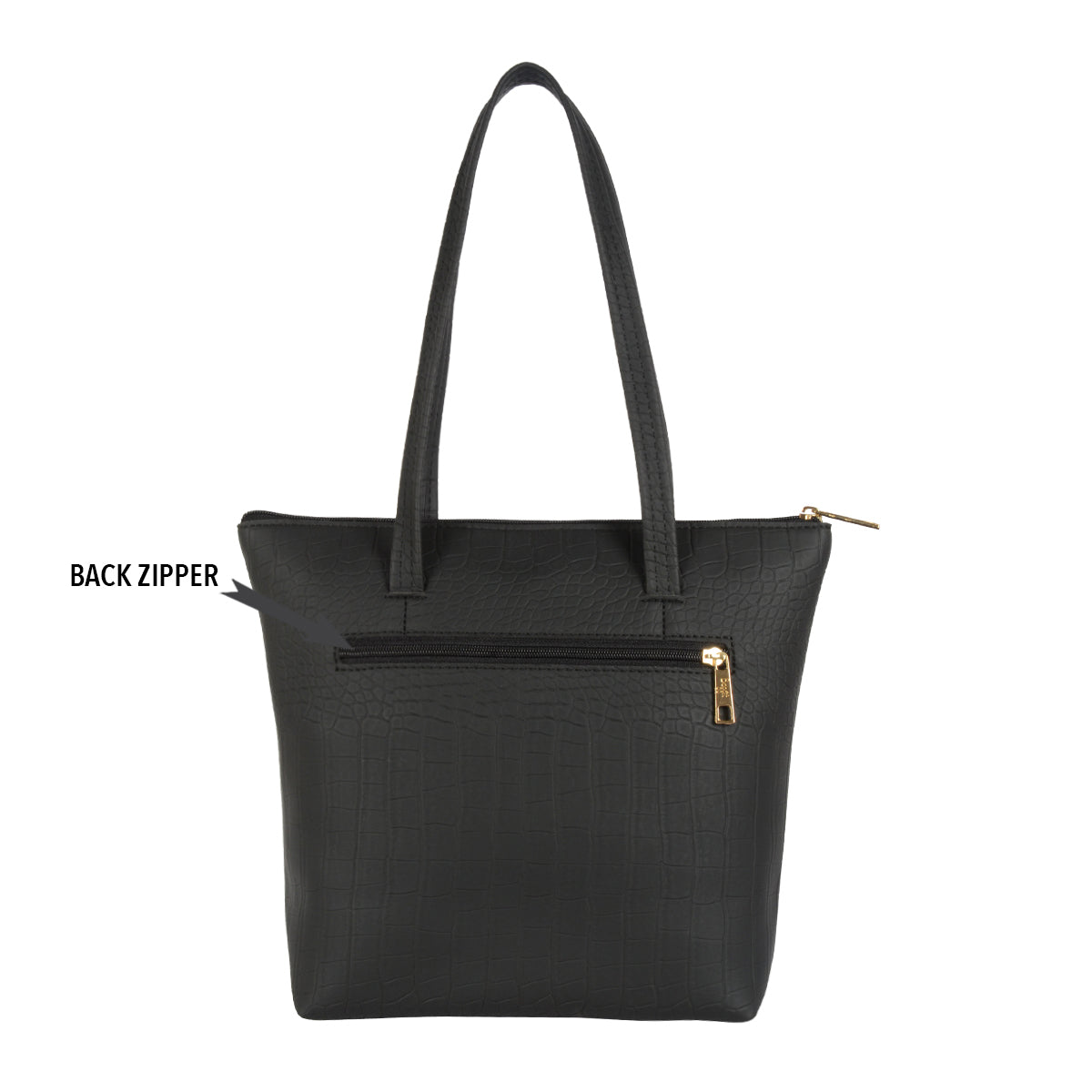 Ani Black Medium Tote Bags