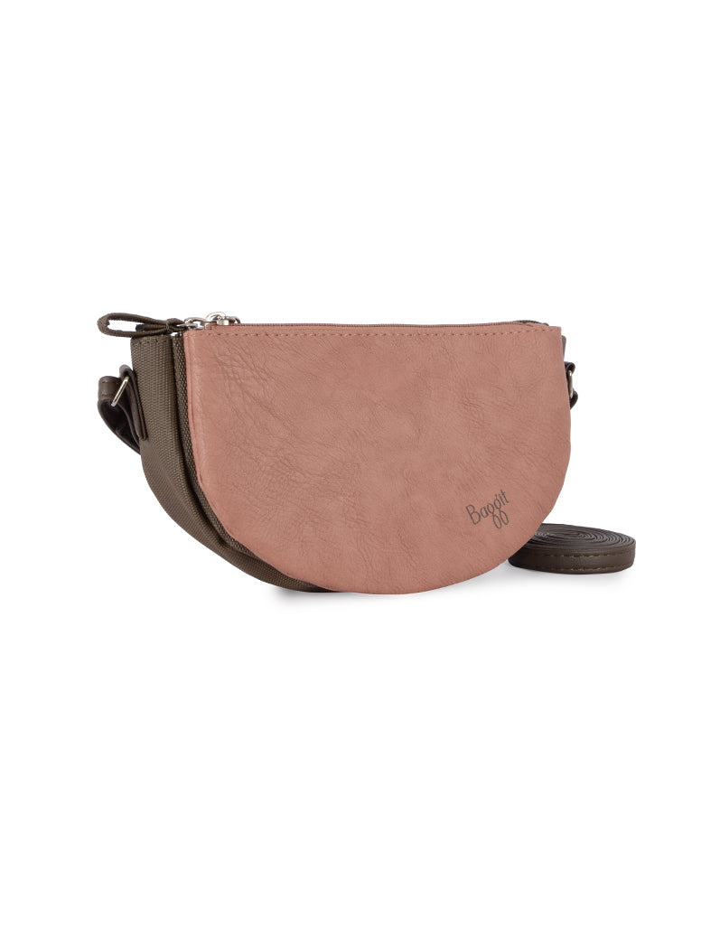 Von Brown Large Saddle Sling Bag