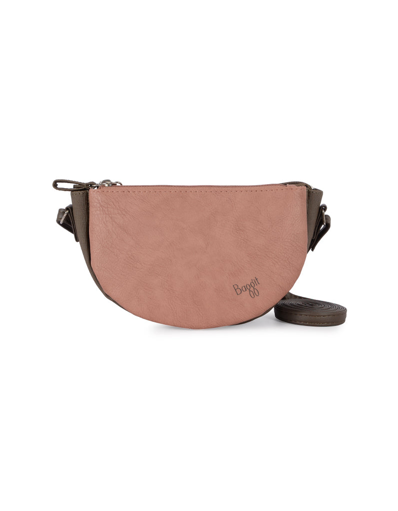 Von Brown Large Saddle Sling Bag