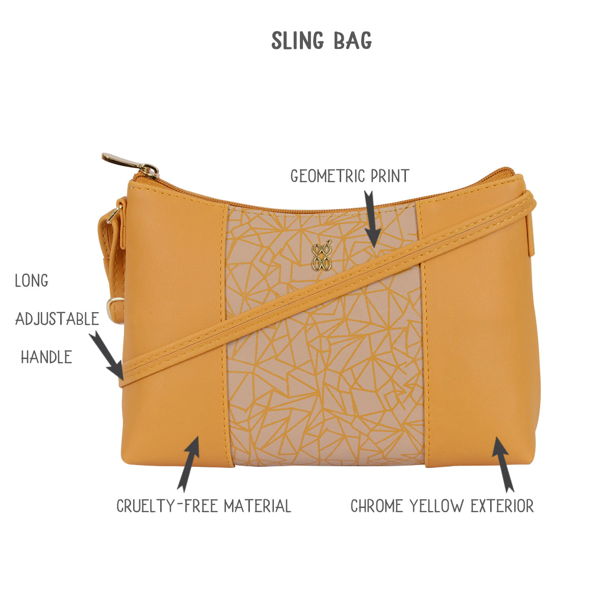 Muncher Yellow XS Hobo Sling Bags