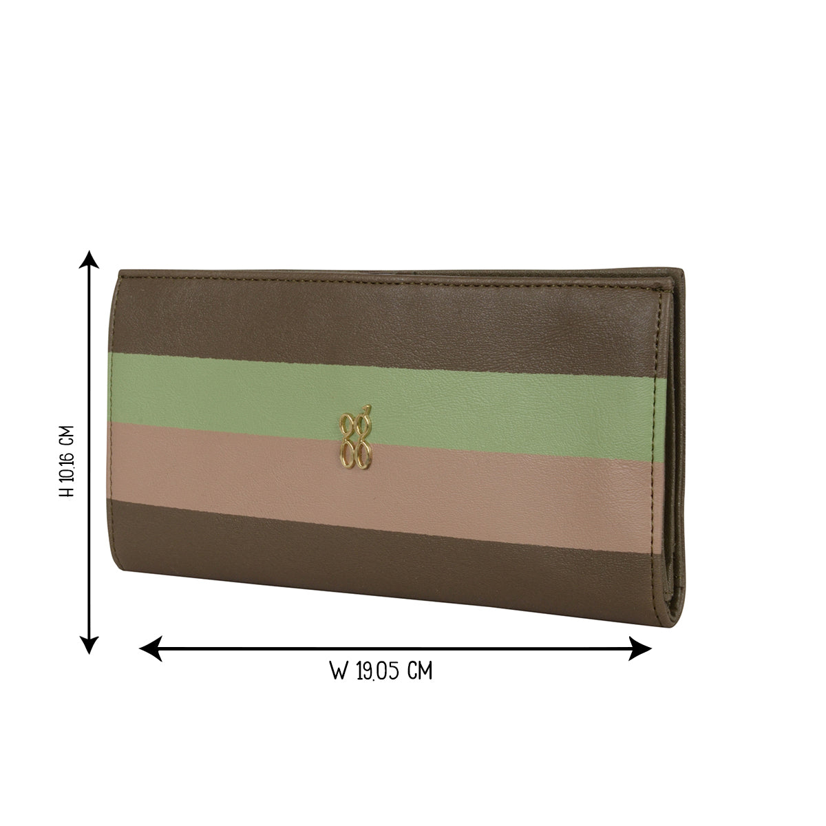 Anber Green Large Two Fold Wallet