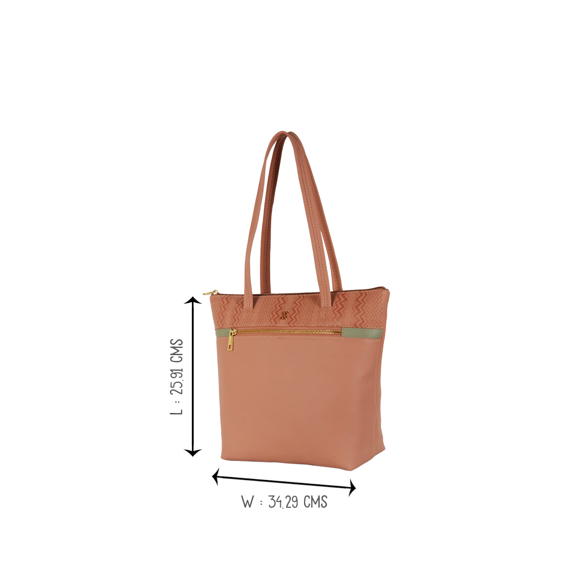 Distich Pink Medium Tote Bags