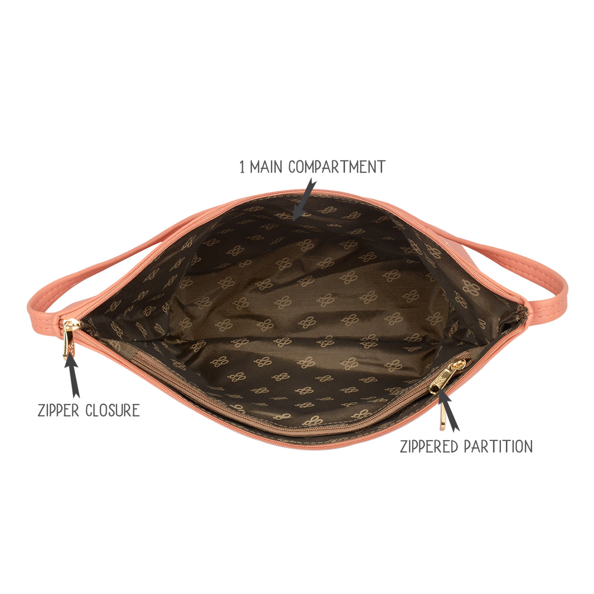 Nightie Beige Large Hobo Bags