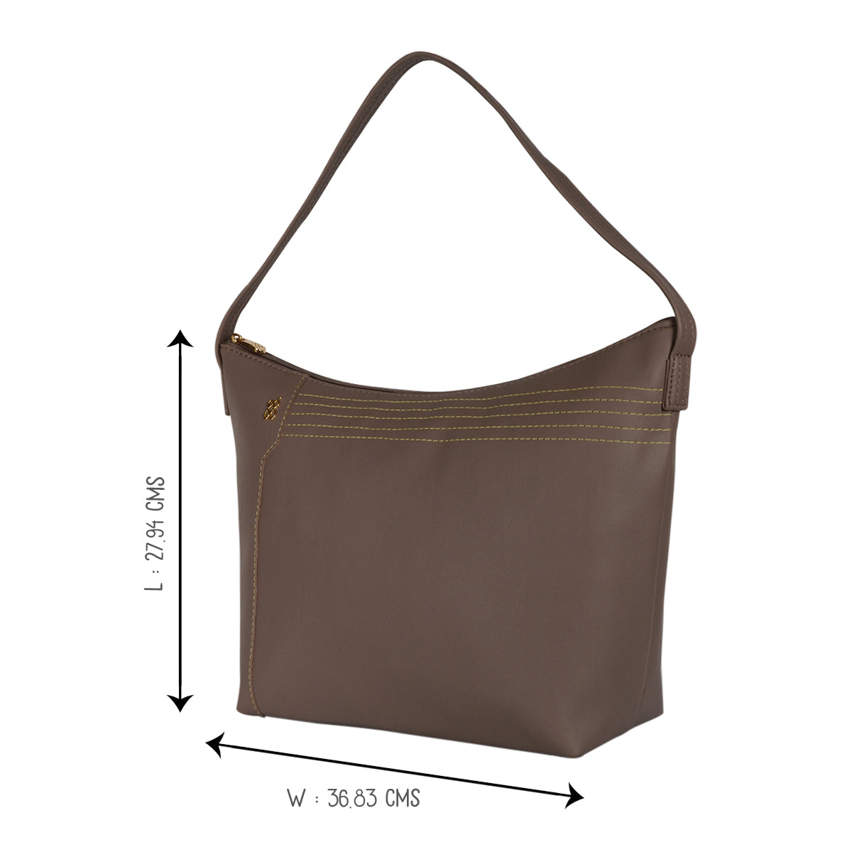 Nightie Peach Large Hobo Bag